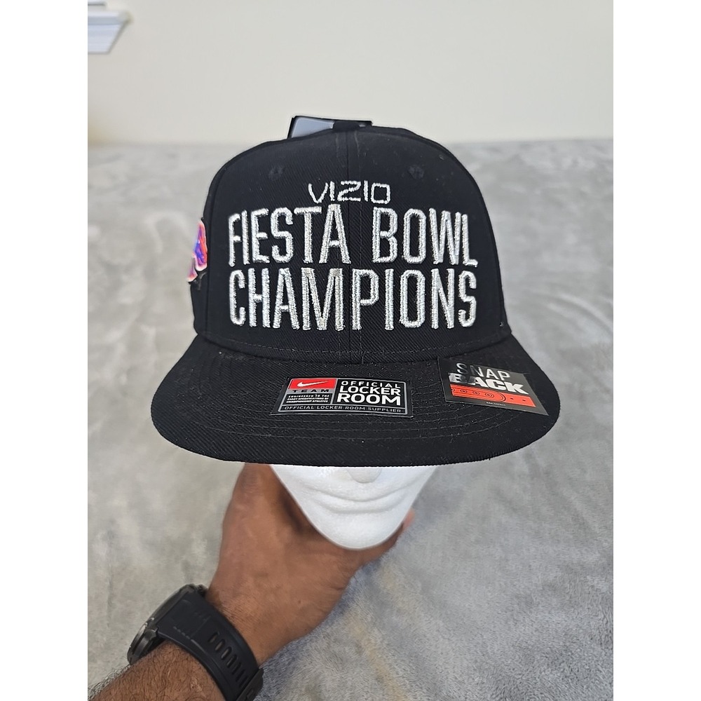 Nike Boise State Broncos Fiesta Bowl Champions Hat Cap‎ Strapback NCCA Football